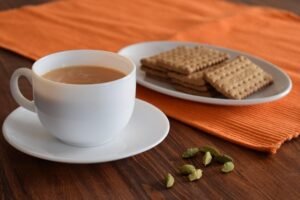 tea, biscuits, coffee cup, cardamom, cup, coffee, tea cup, morning, cookies, food, crackers, table, sweet, drink, milk tea, mahdi, brown tea, brown cup, brown morning